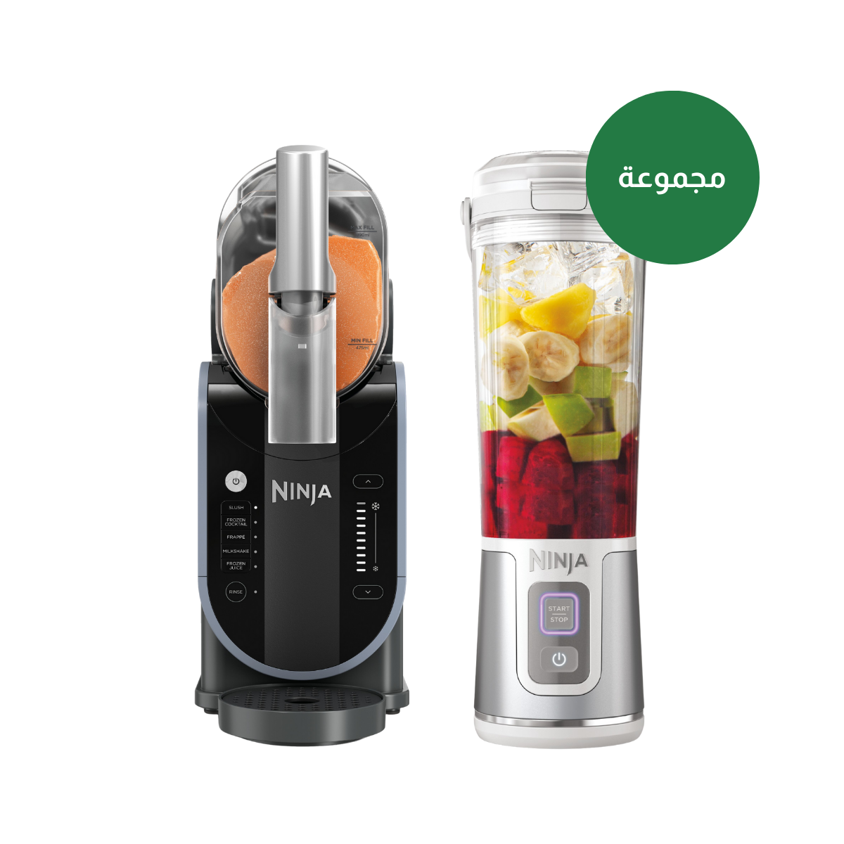 باقة Ninja SLUSHi لجهاز تحضير المشروبات المجمدة وخلاط Blast